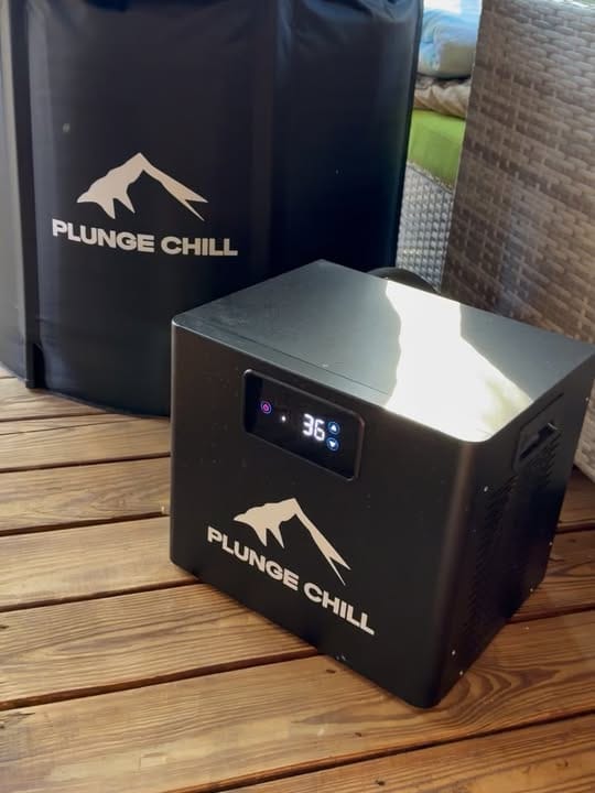 Customer photo review of Cold Plunge Tub with Chiller