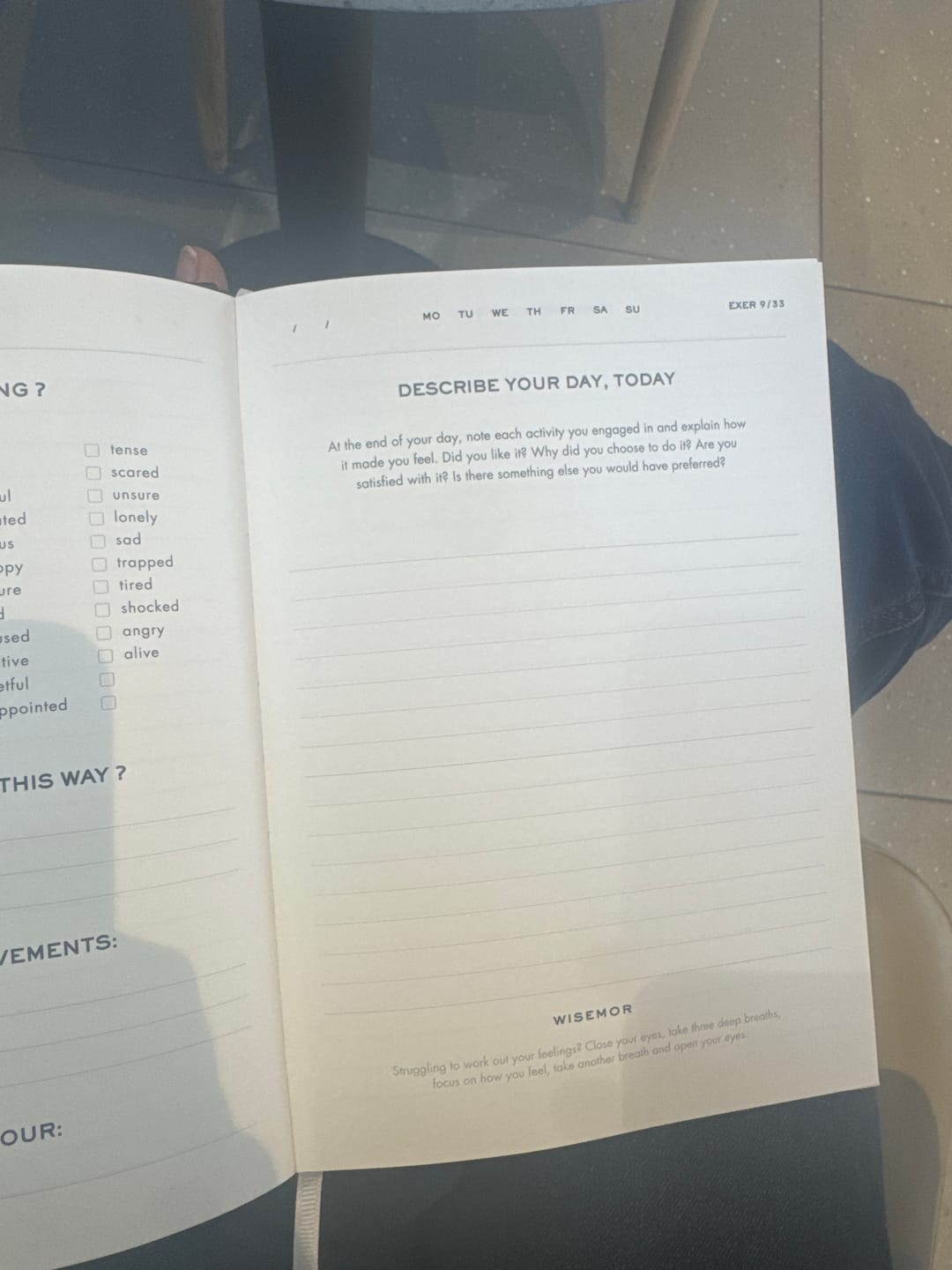 Customer photo review of Wisemor Journal