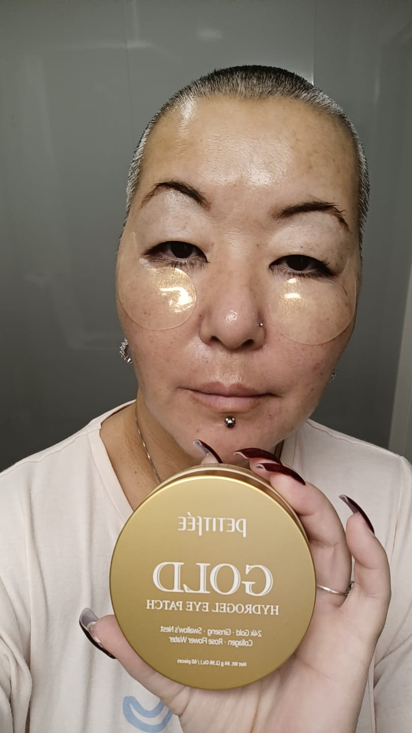 Customer photo review of Petitfee GOLD Hydrogel Øyemasker (60stk)