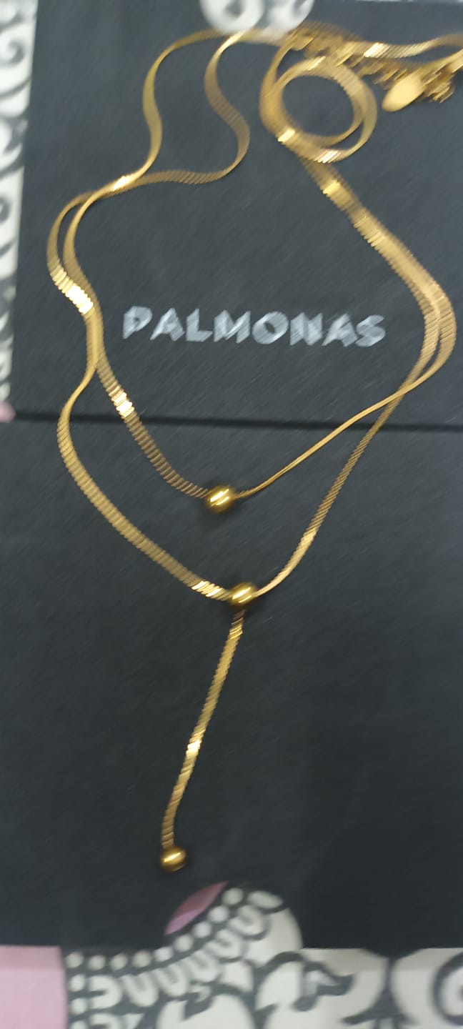 Customer photo review of Drop Bead Necklace