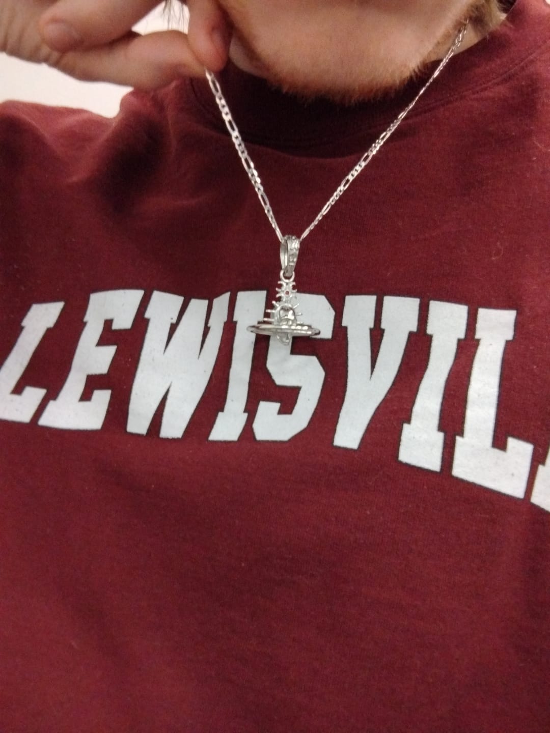 Customer photo review of ORBITUARY PENDANT