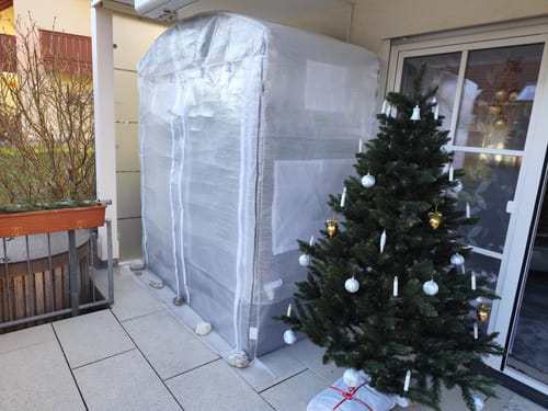 Customer photo review of Isolierhülle für Überwinterungszelt "Patioflora 200/XL"