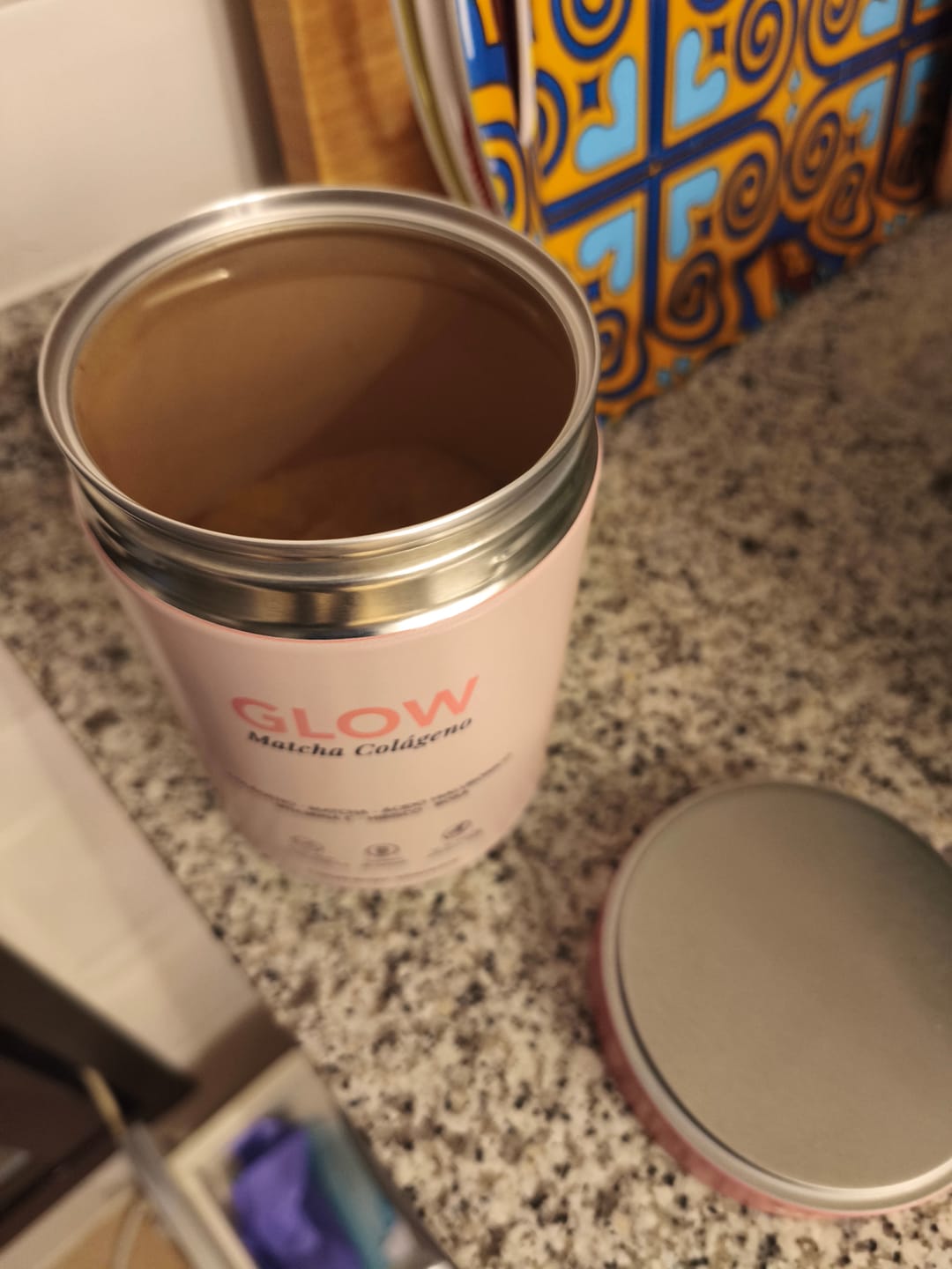 Customer photo review of Té Matcha con Colágeno