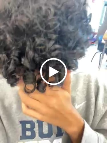 Customer video review of Leave-In Conditioner