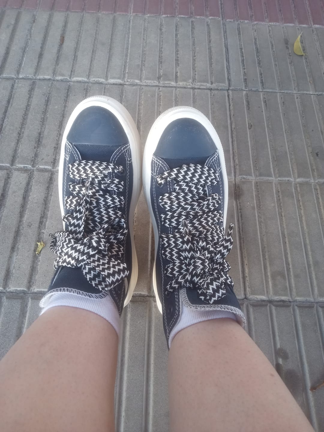 Customer photo review of Zapatillas Converse Chuck Taylor Move Hi Platform Azul Blanco