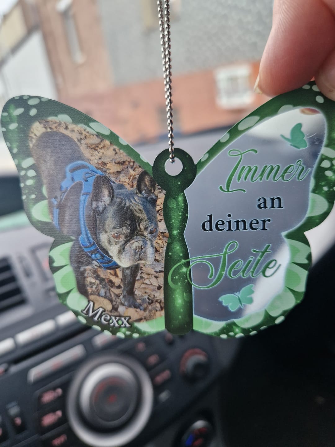 Customer photo review of Schutzengel - Individueller Rückspiegel Anhänger