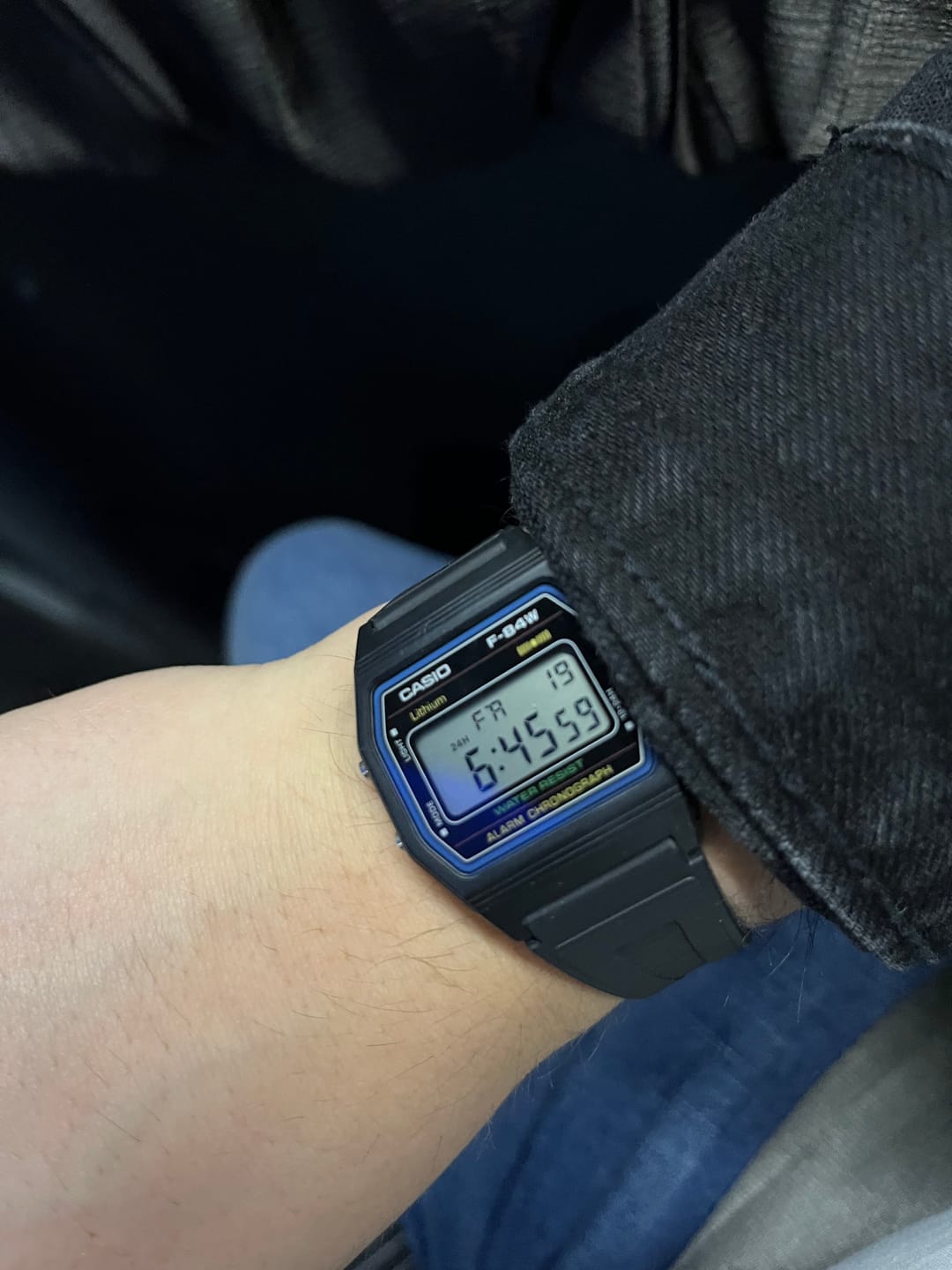 Customer photo review of Reloj Casio Vintage F-84W-1 Mercado Japonés JDM