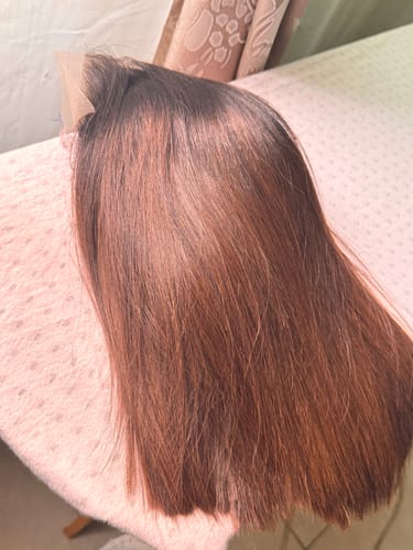 Customer photo review of Vietnamese SDD Bone Straight Ombre Choc Brown