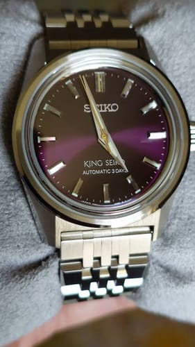 Customer photo review of Seiko King Seiko Men's 36.10mm Automatic Watch SPB461J