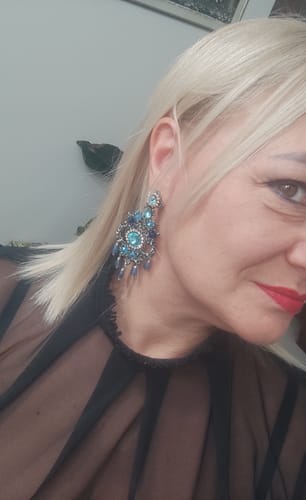 Customer photo review of Orecchini Mago Merlino