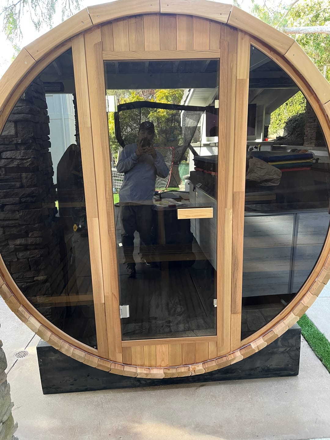 Customer photo review of SAUNAONES® Barrel Sauna Serenity Nature Air 3