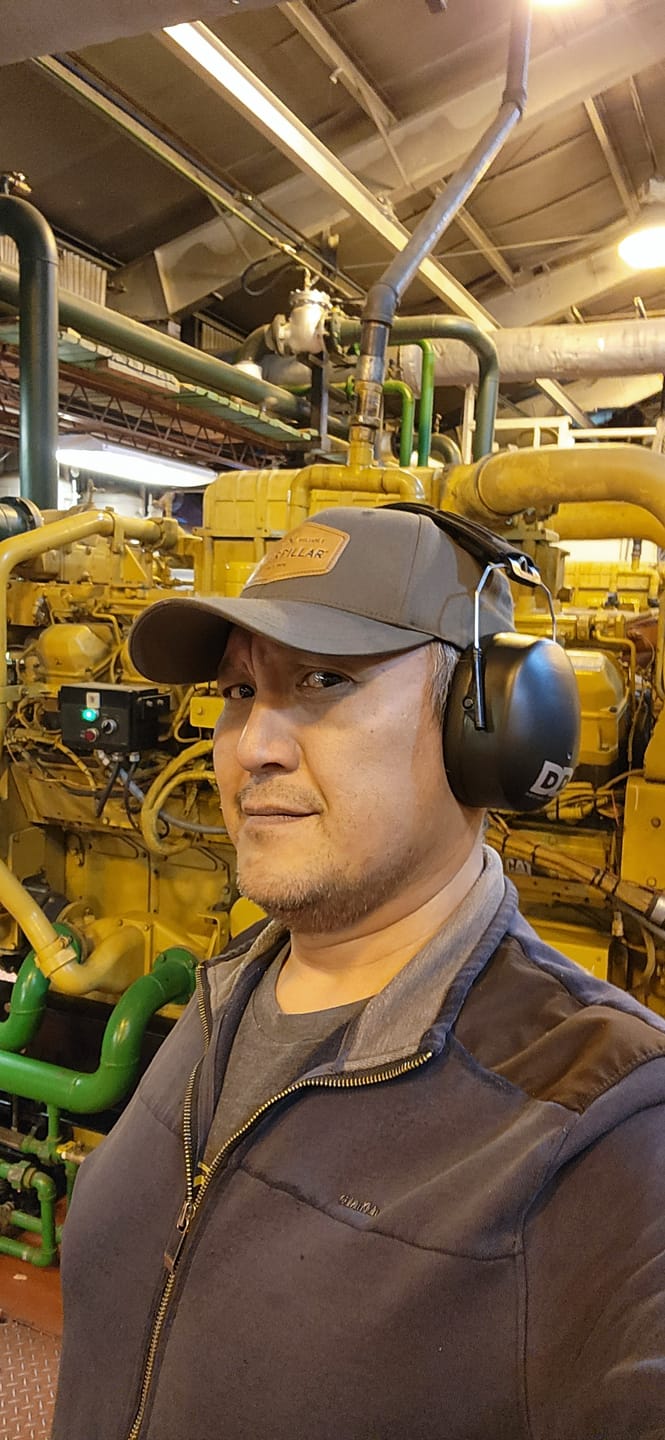 Customer photo review of Decibel Defense Safety Earmuffs in Extra Large (XL)