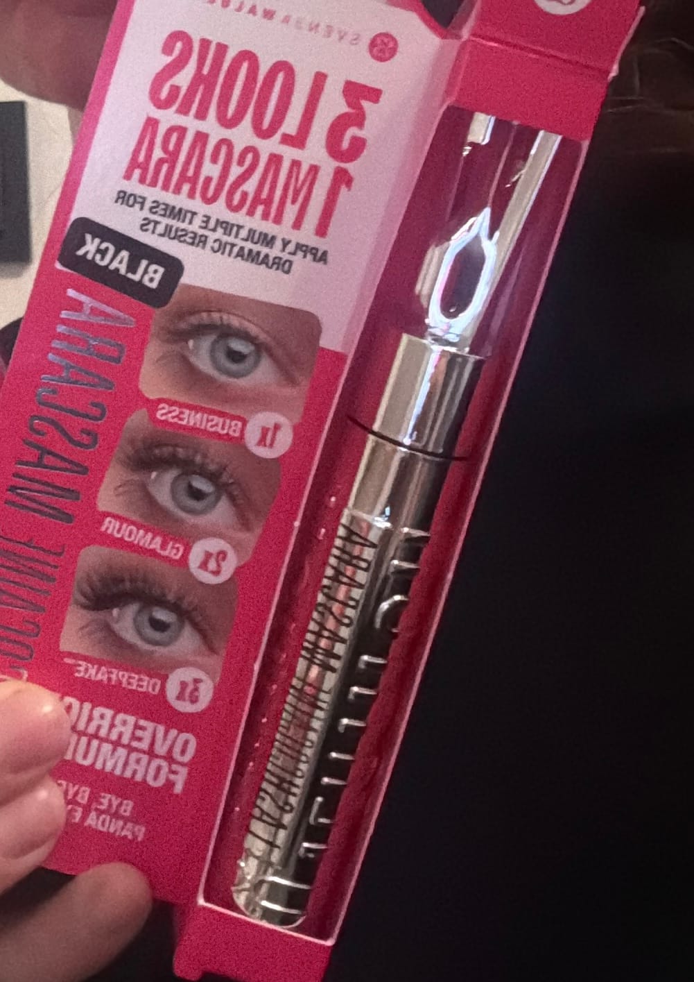 Customer photo review of LASHCOCA!NE MASCARA BLACK