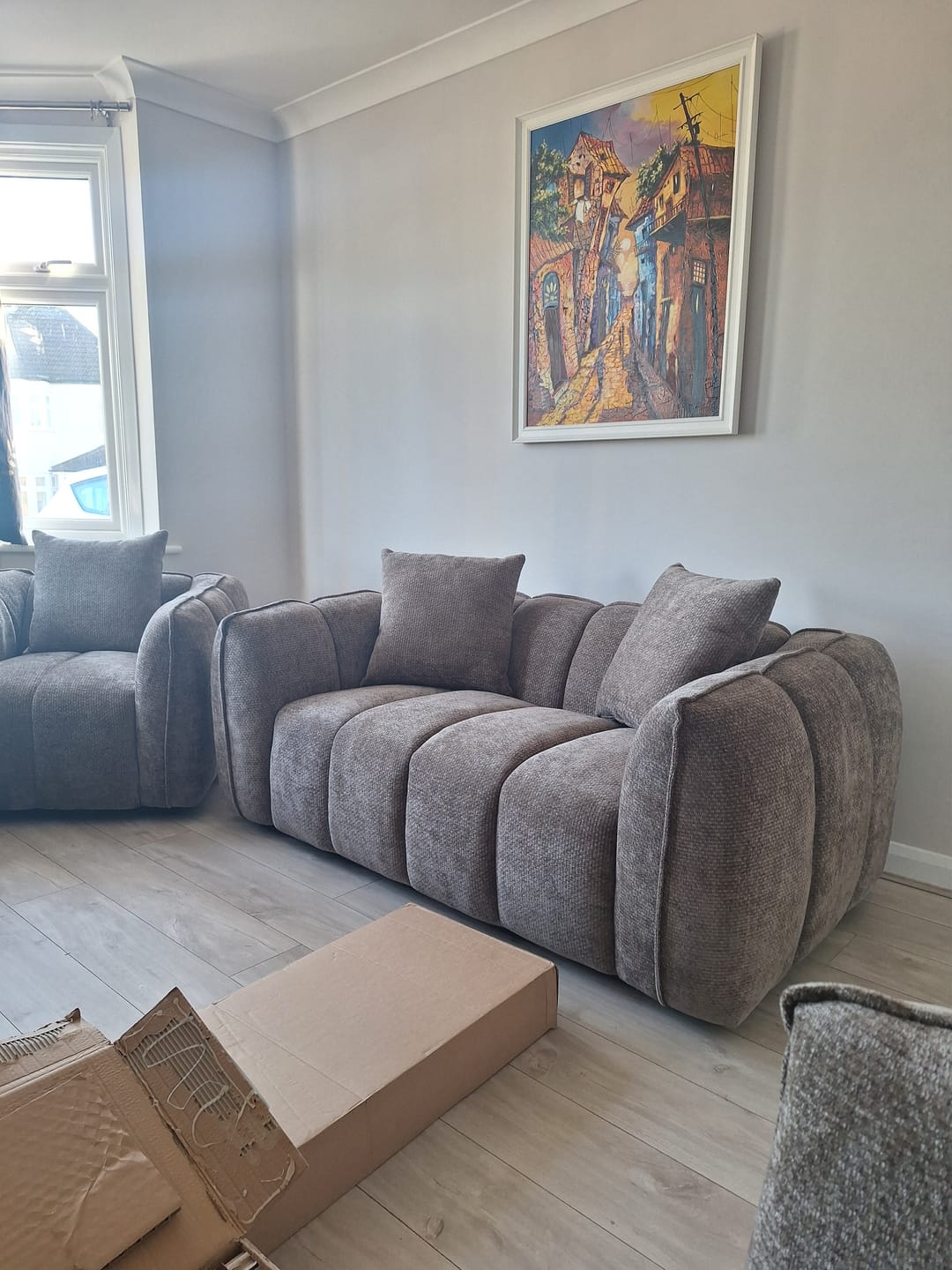 Customer photo review of Venice Sofa Mocha 2 Seater