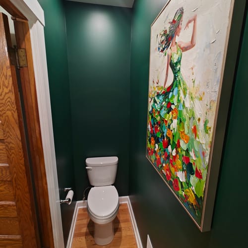 Customer photo review of Modern Abstract Painting #ABAV572