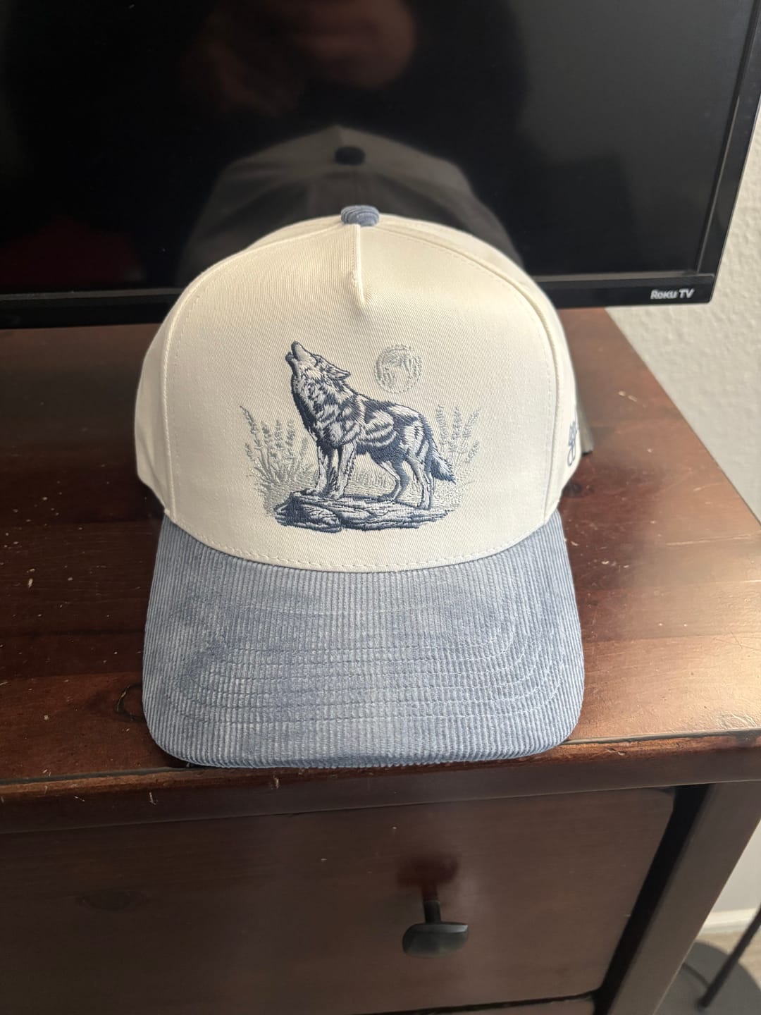 Customer photo review of Alpha Corduroy Brim Hat