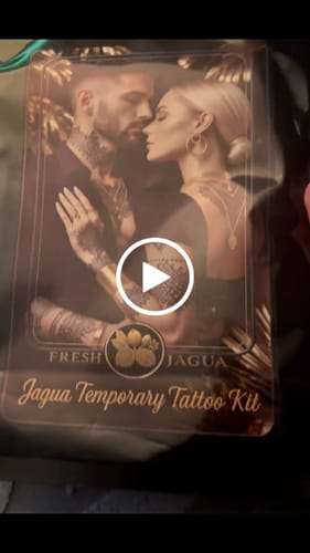 Customer video review of Temporary Tattoo Pro Kit – 1 oz Jagua Gel