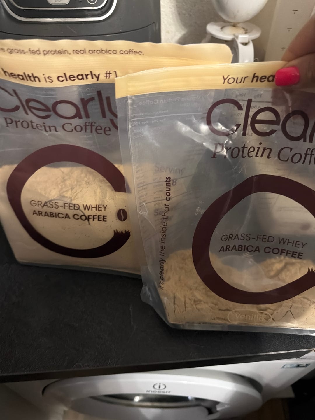 Customer photo review of Protein Iced Coffee