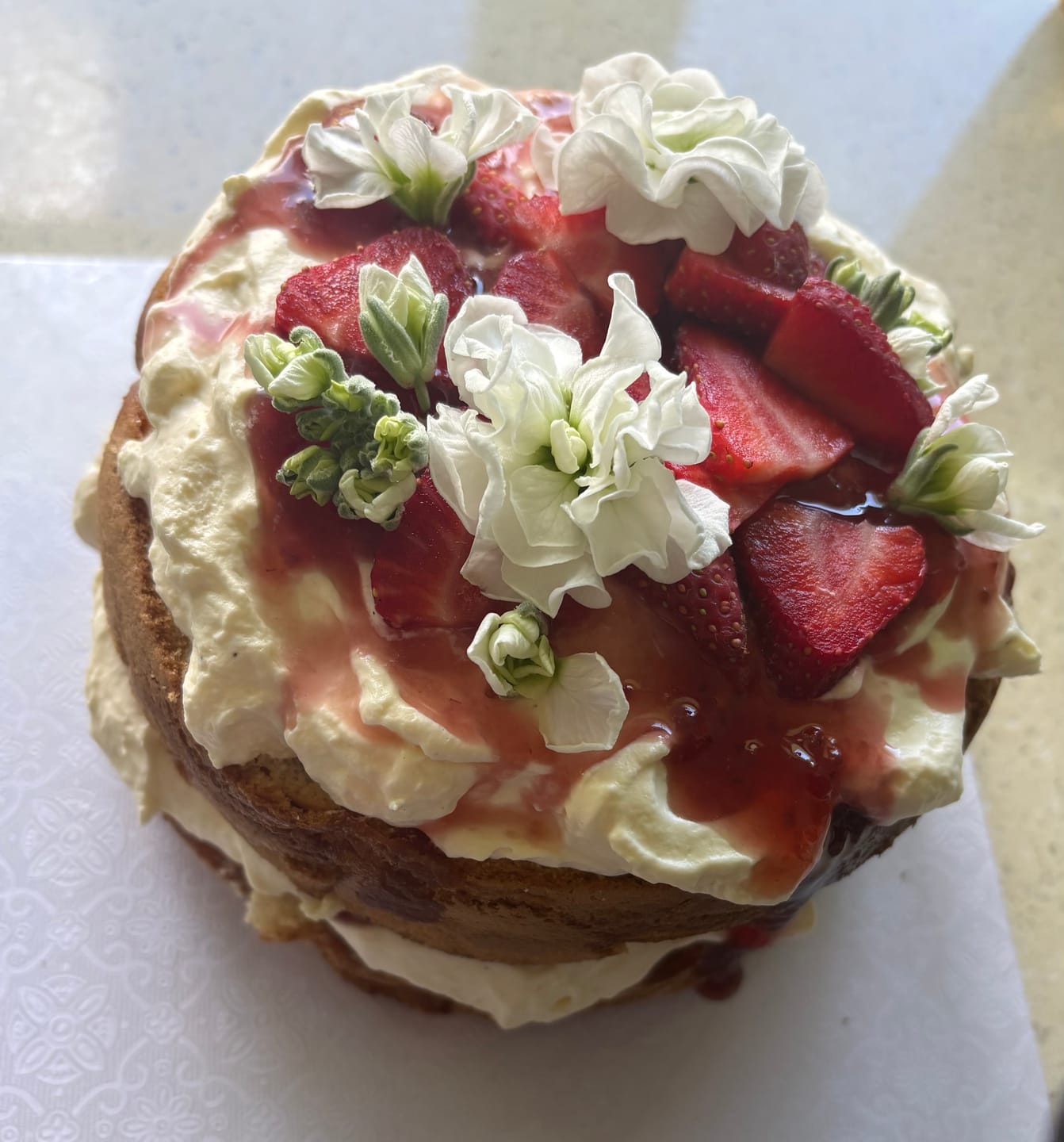 Customer photo review of victoria sponge