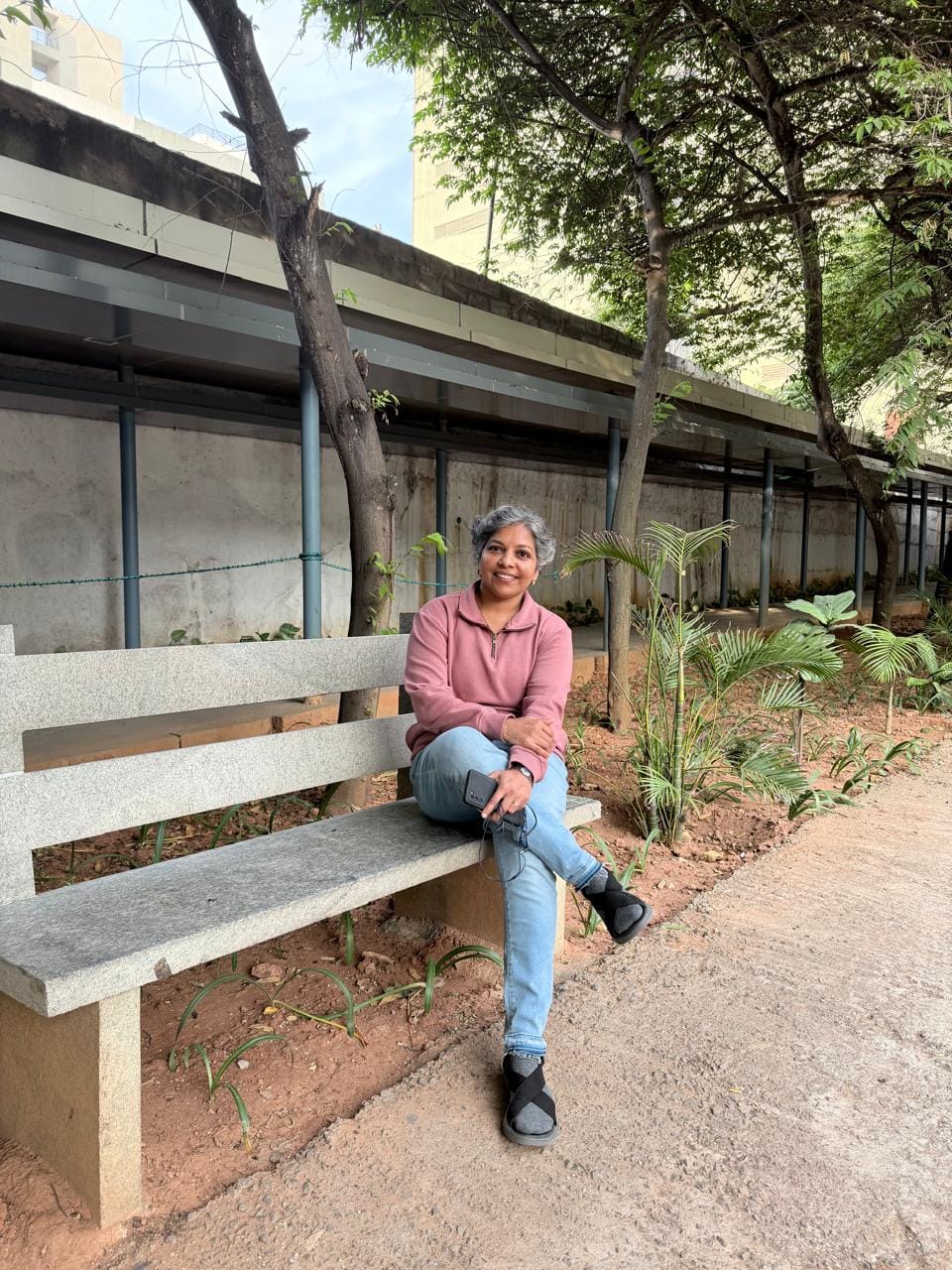 Customer photo review of Unisex Rose Taupe Zip Neck Sweatshirt