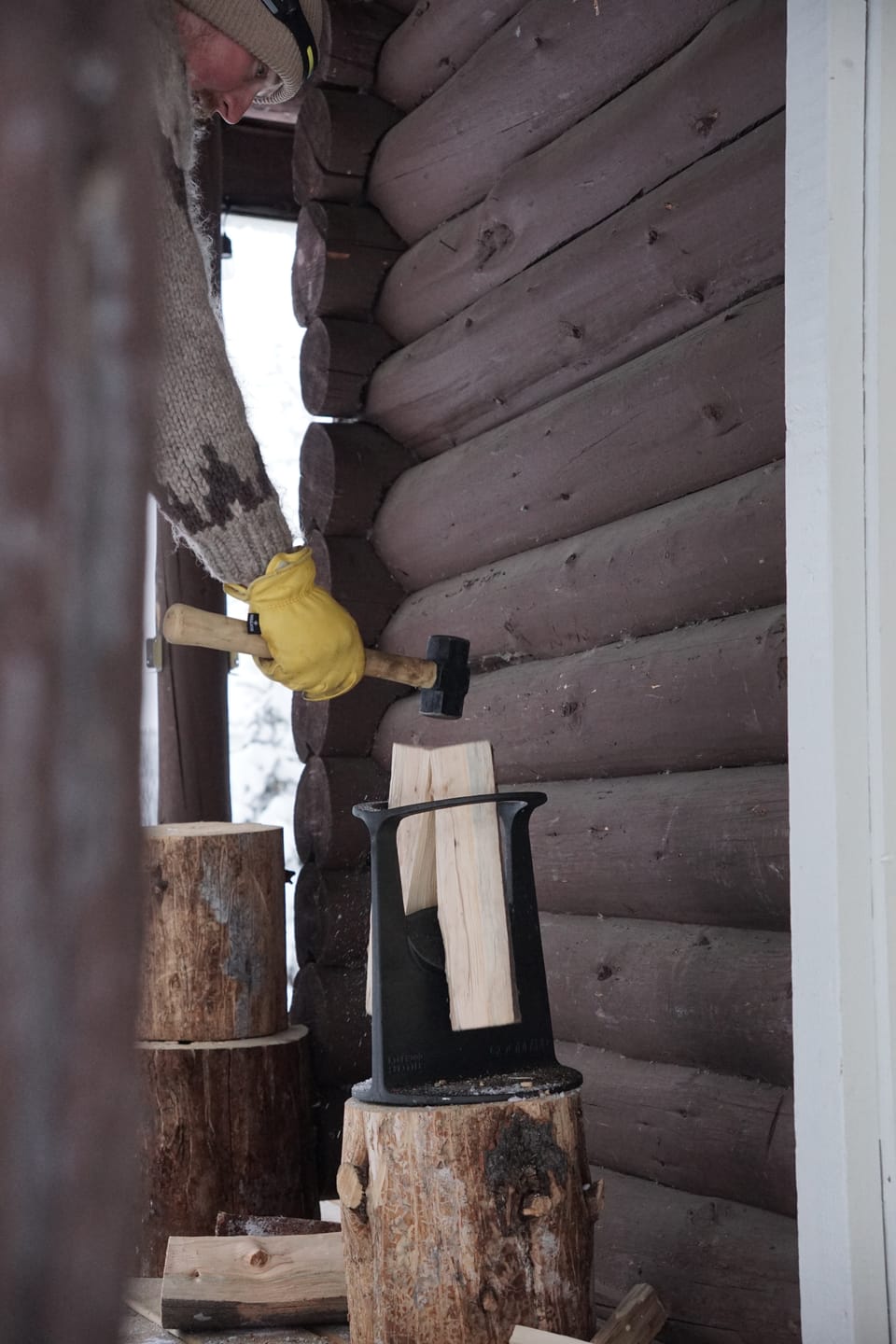 Customer photo review of Firewood Splitter