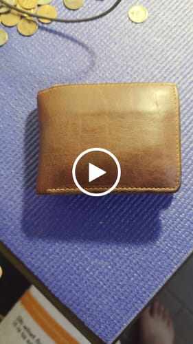 Customer video review of Powell Bison Bifold with ID Window Fold Over