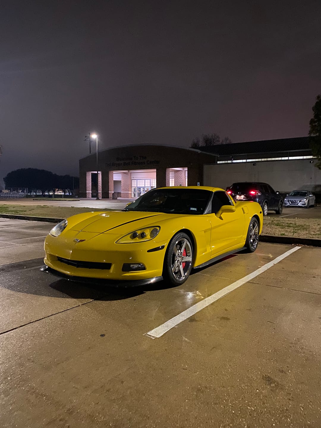 Customer photo review of Corvette C6 Base Model Extended Front Splitter Lip & Side Skirts Rocker Panels