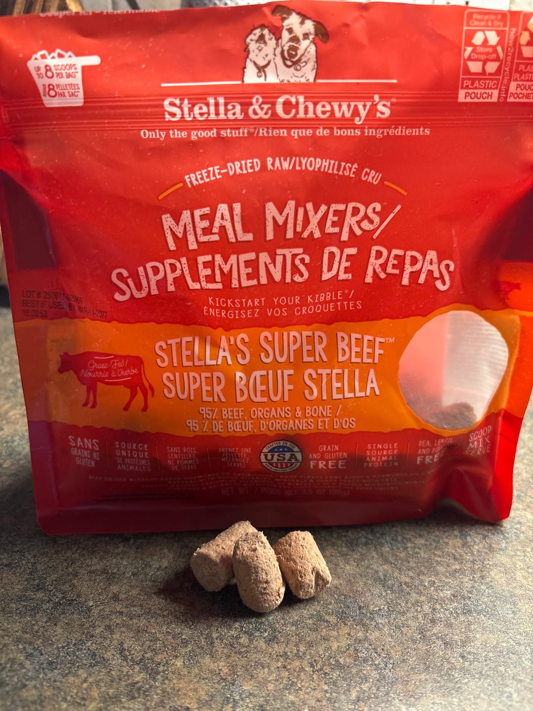 Customer photo review of Stella & Chewy's - Meal Mixers pour chien