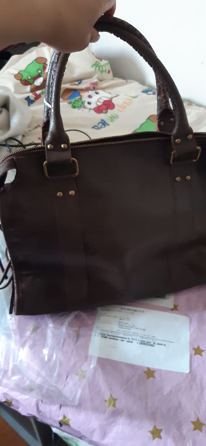 Customer photo review of It girl bag espresso martini