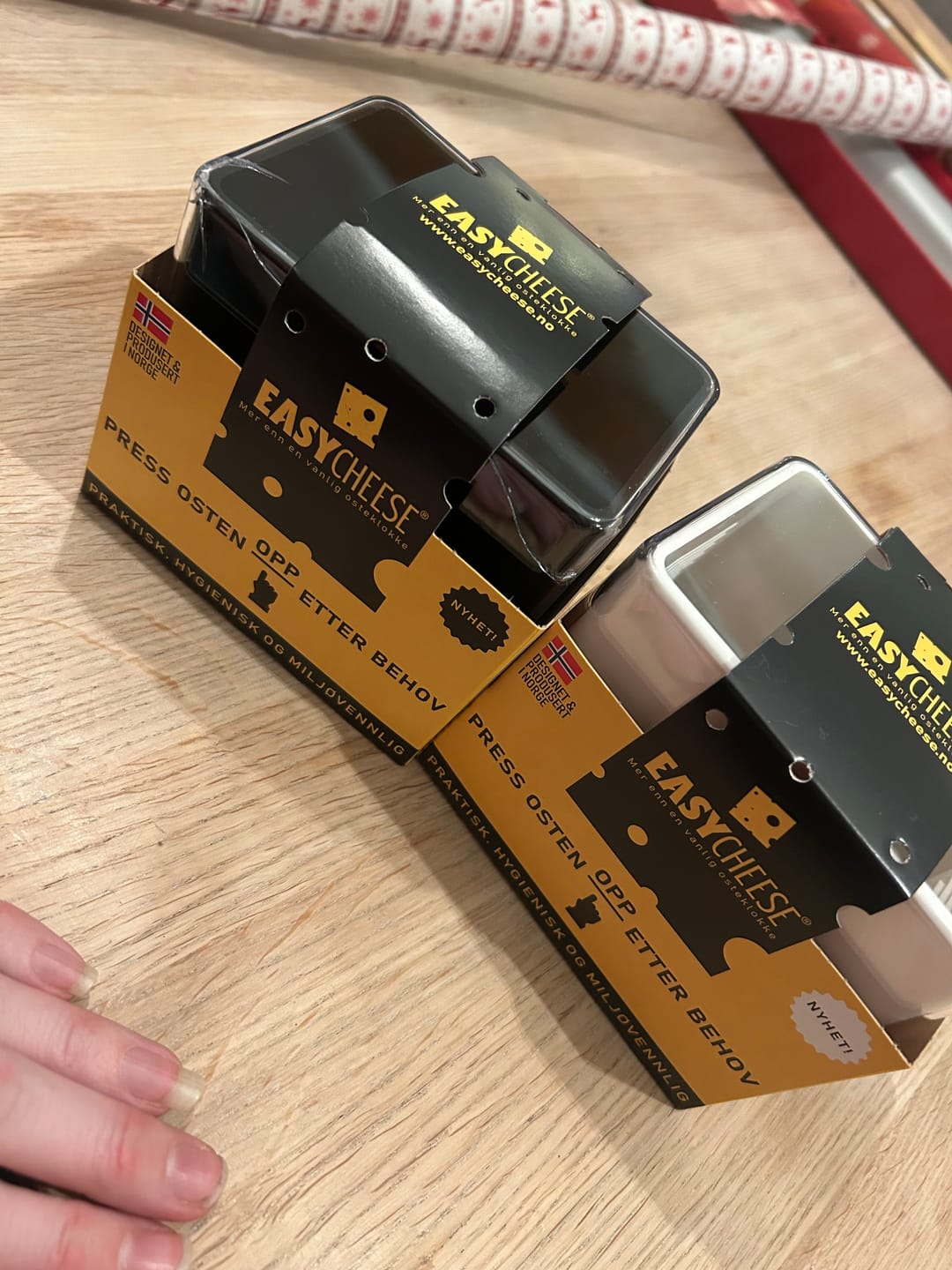 Customer photo review of EasyCheese® Osteklokke Original - Svart