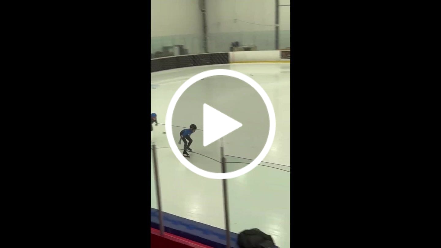 Customer video review of Short Track Speed Skating Helmet