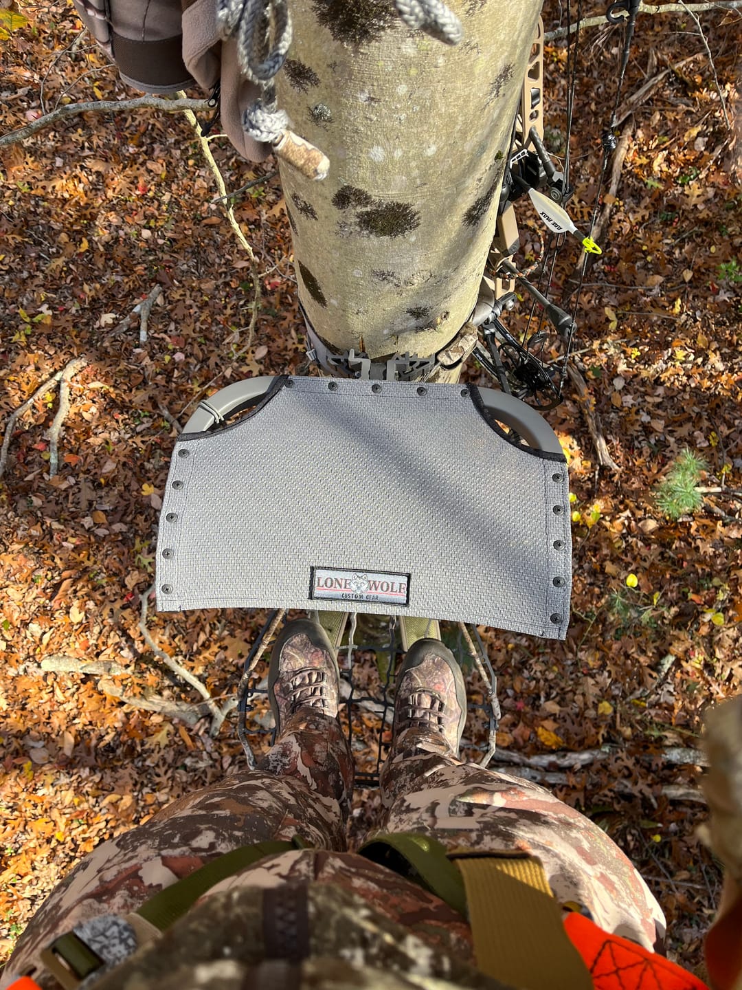 Customer photo review of Mesh Treestand Replacement Seat