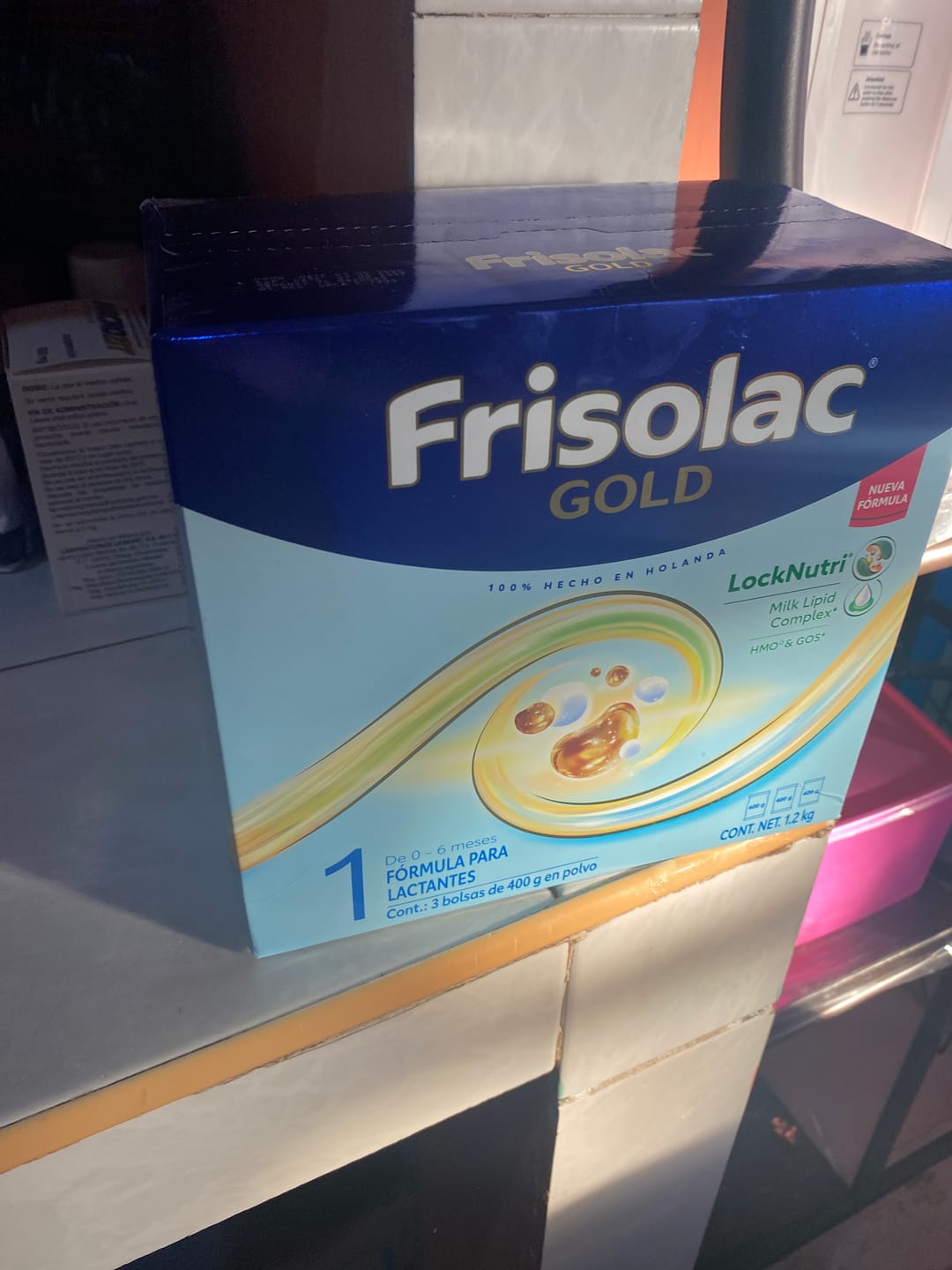 Customer photo review of Frisolac Gold 1 (0-6 Meses) 3 Pack 3.6 Kg