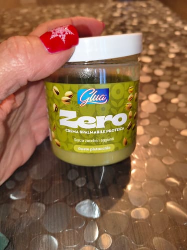 Customer photo review of Crema spalmabile proteica gusto pistacchio