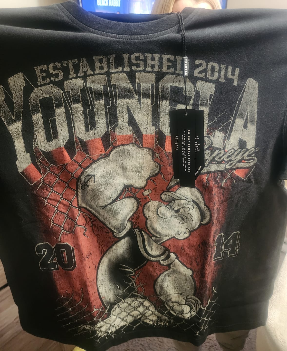 Customer photo review of 4011 - Popeye Flex Tees