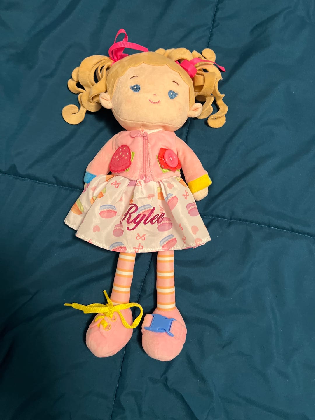 Customer photo review of Personalized Cupcake Girl - Montessori Doll