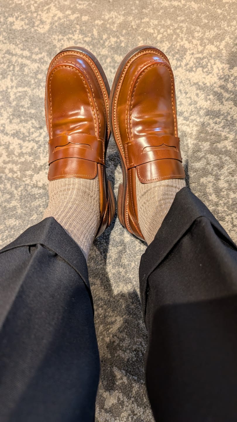 Customer photo review of Classic&Casual　馬革ペニーローファー
