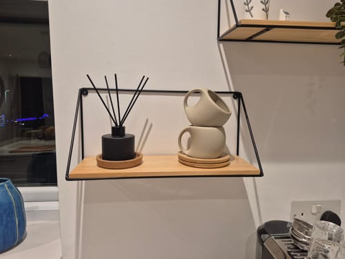 Customer photo review of Matt Black Glass Reed Diffuser Bottle – 120ml