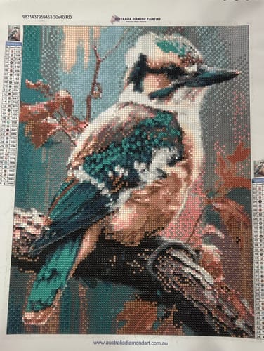 Customer photo review of Kookaburra IX (Diamond Painting)