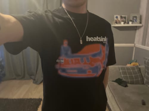 Customer photo review of Heatsink Burnout Tee