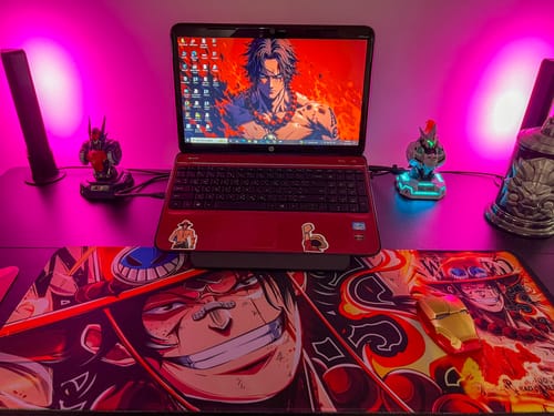 Customer photo review of Wanted Fire Large Mouse Pad