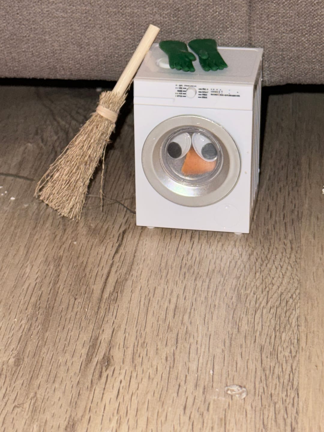 Customer photo review of Wichtel Waschmaschine – Set mit rotierender Trommel