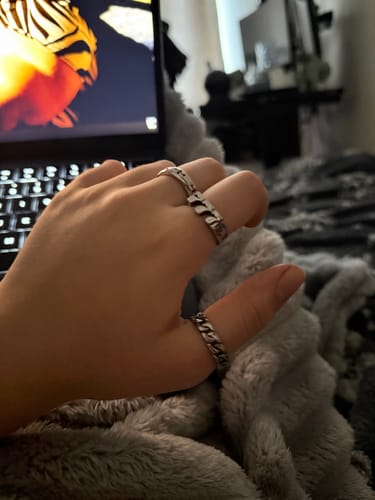 Customer photo review of Cuban Ring