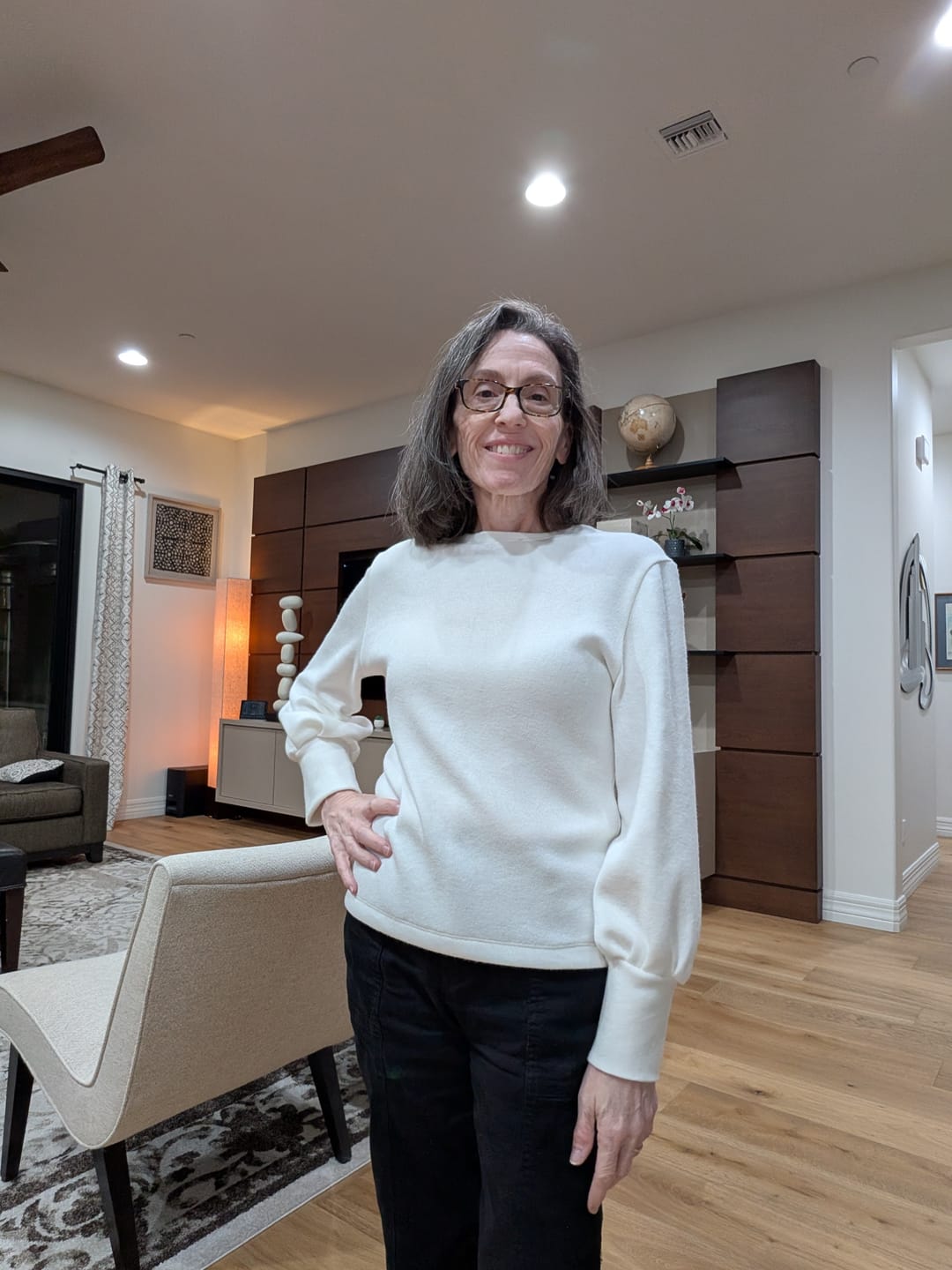 Customer photo review of Ultra Soft Faux Cashmere