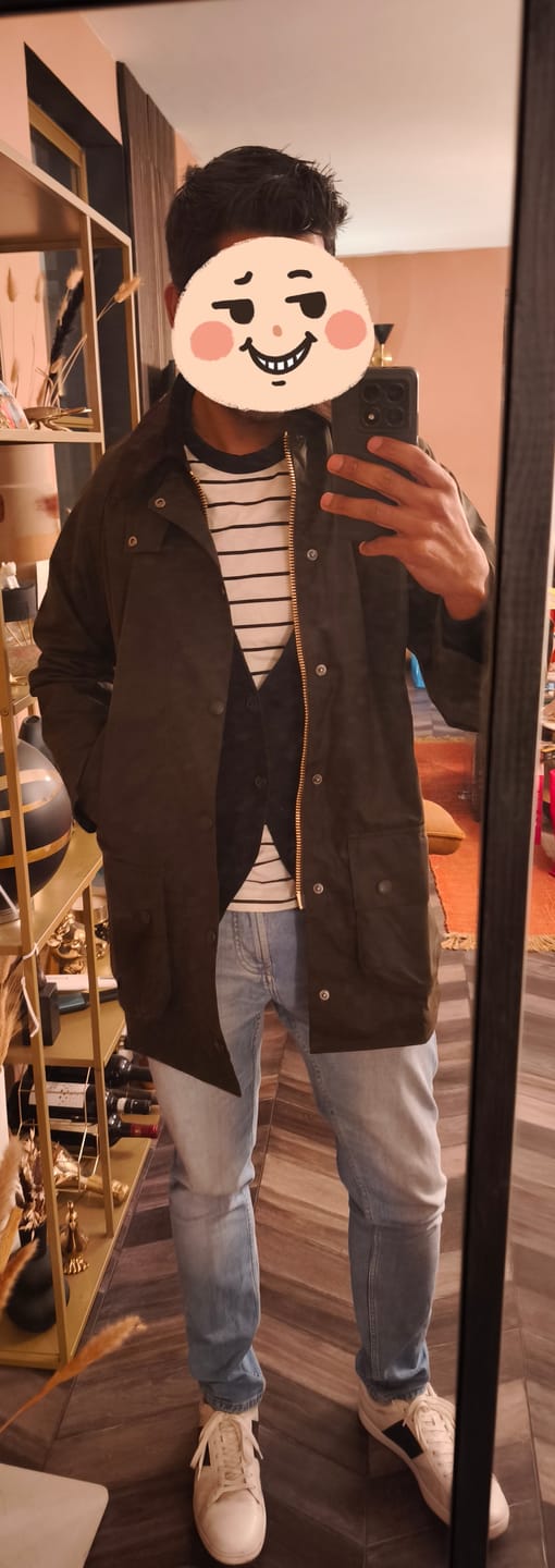 Customer photo review of Barbour Classic  Hood  Sylkoil- Olive
