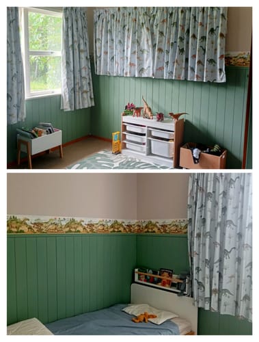 Customer photo review of Pinto Spots Wallpaper - Cream - Discontinuing