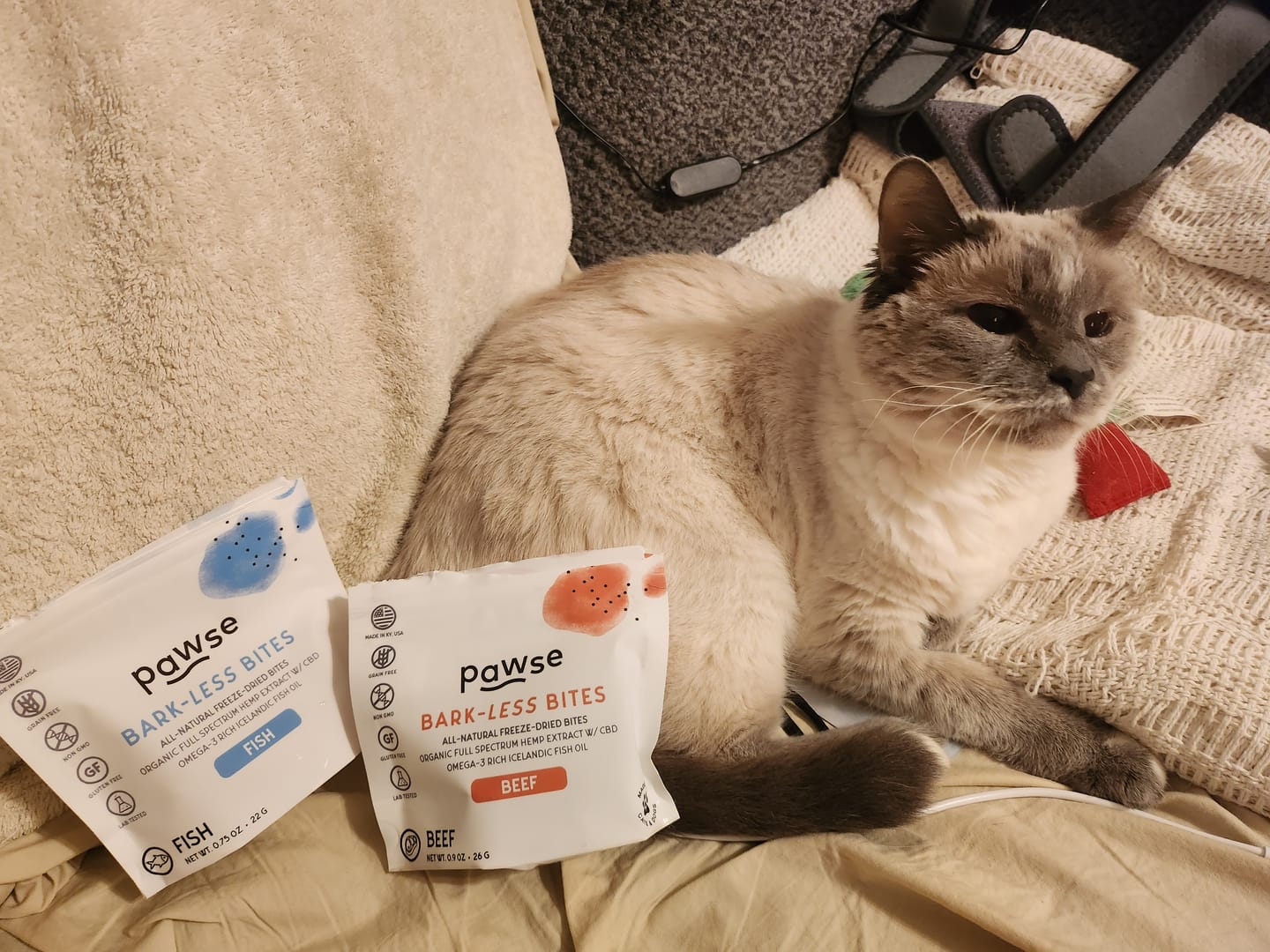 Customer photo review of Bark-Less Bites