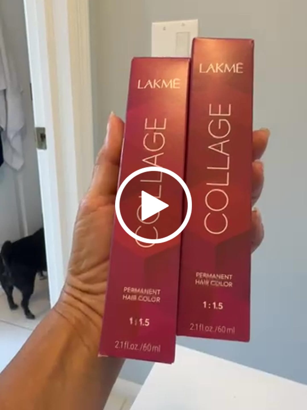 Customer video review of Lakme Collage Creme  Hair Color 2oz
