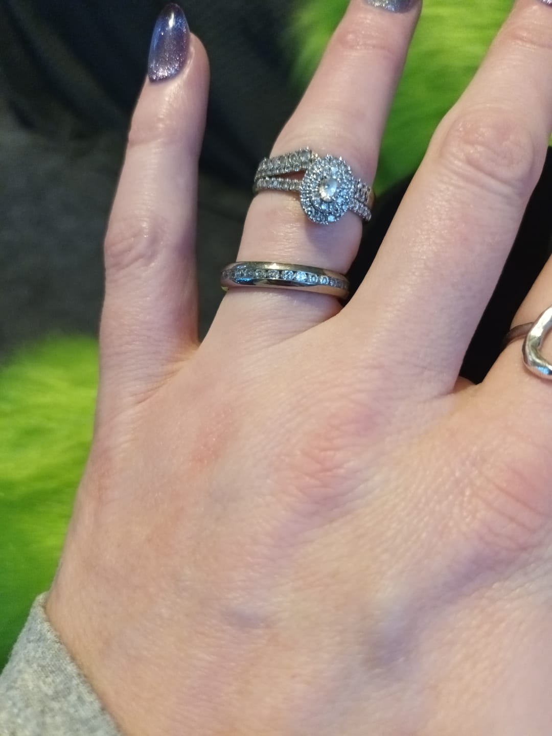 Customer photo review of Engrave Your Ring