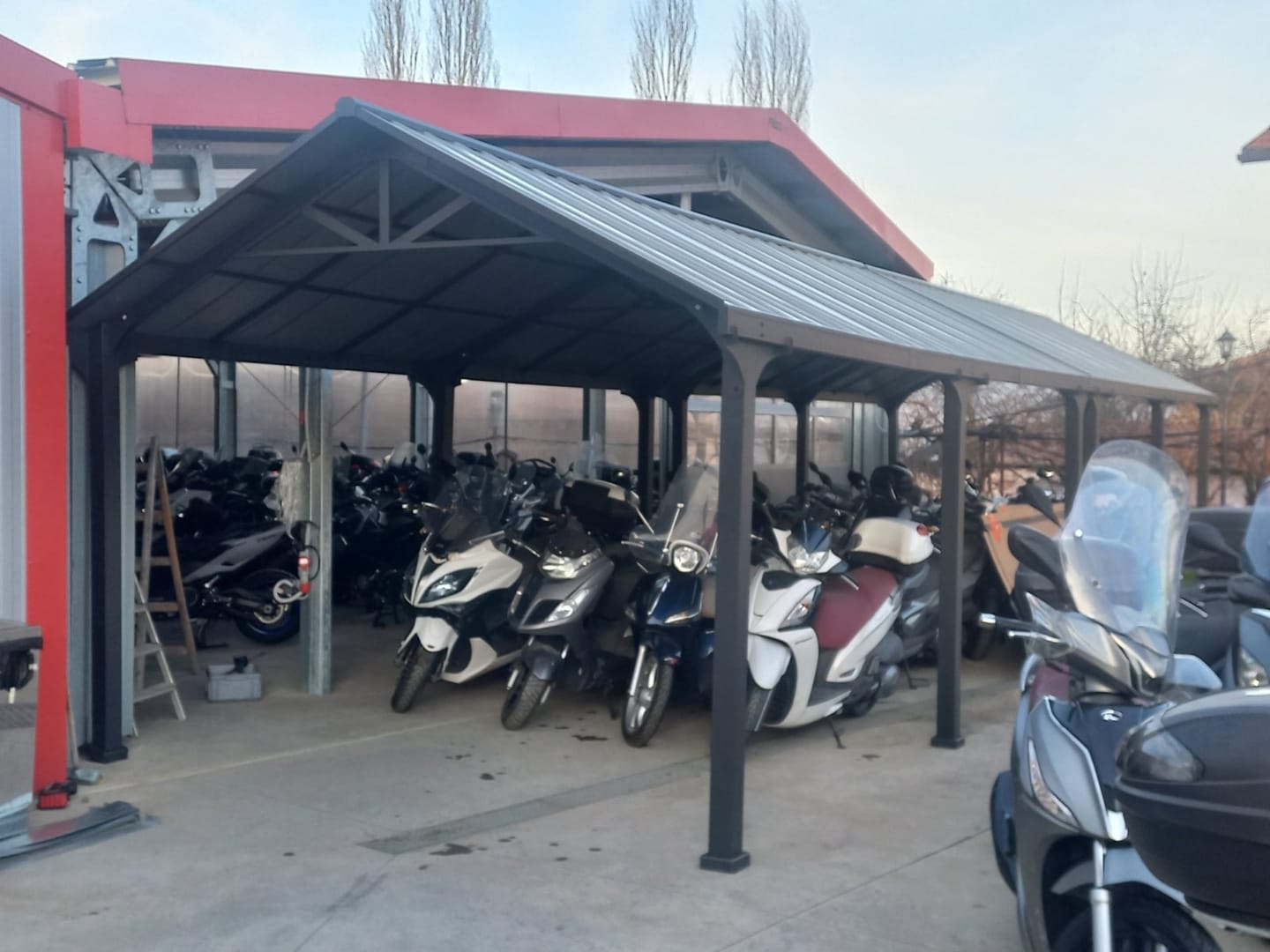 Customer photo review of EIGER Steel Carport - 367cm x 610cm